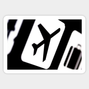 Plane Sign Sticker